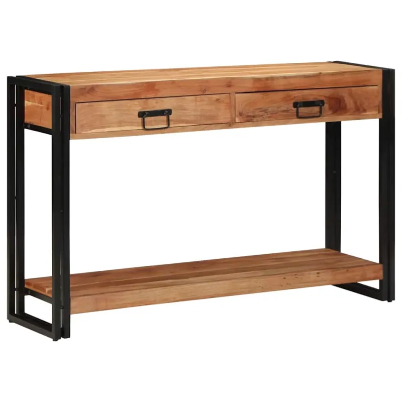 Konsolinis stalas Ruda 120 x 33 x 75 cm Kietos akacijos mediena