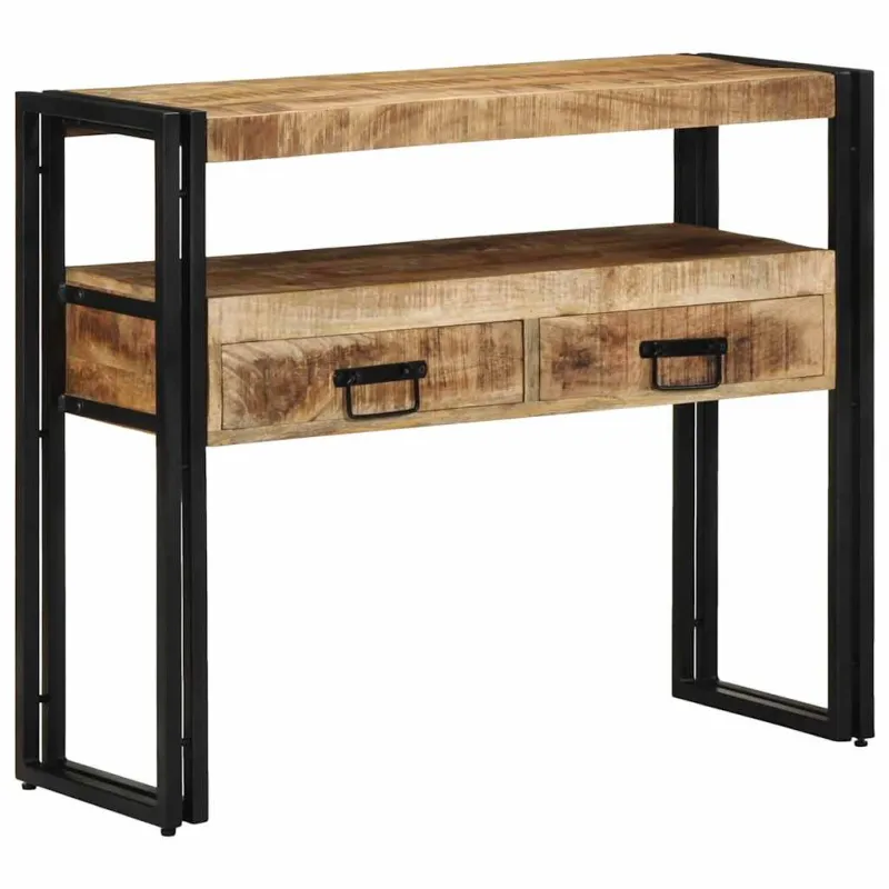 Konsolinis stalas Ruda 90 x 33 x 75 cm Kietas mango medis