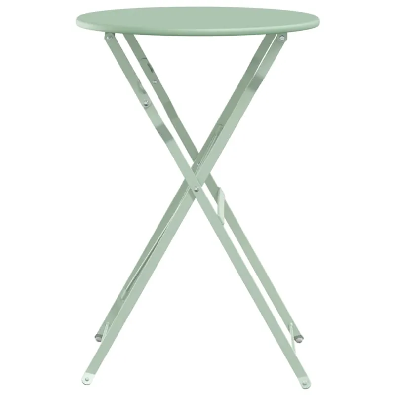 Bistro stalas Šviesiai mėtas Ø 50 x 71 cm Miltelinis plienas