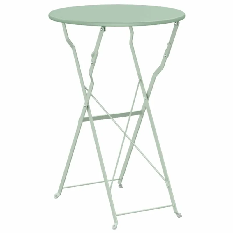Bistro stalas Šviesiai mėtas Ø 50 x 71 cm Miltelinis plienas