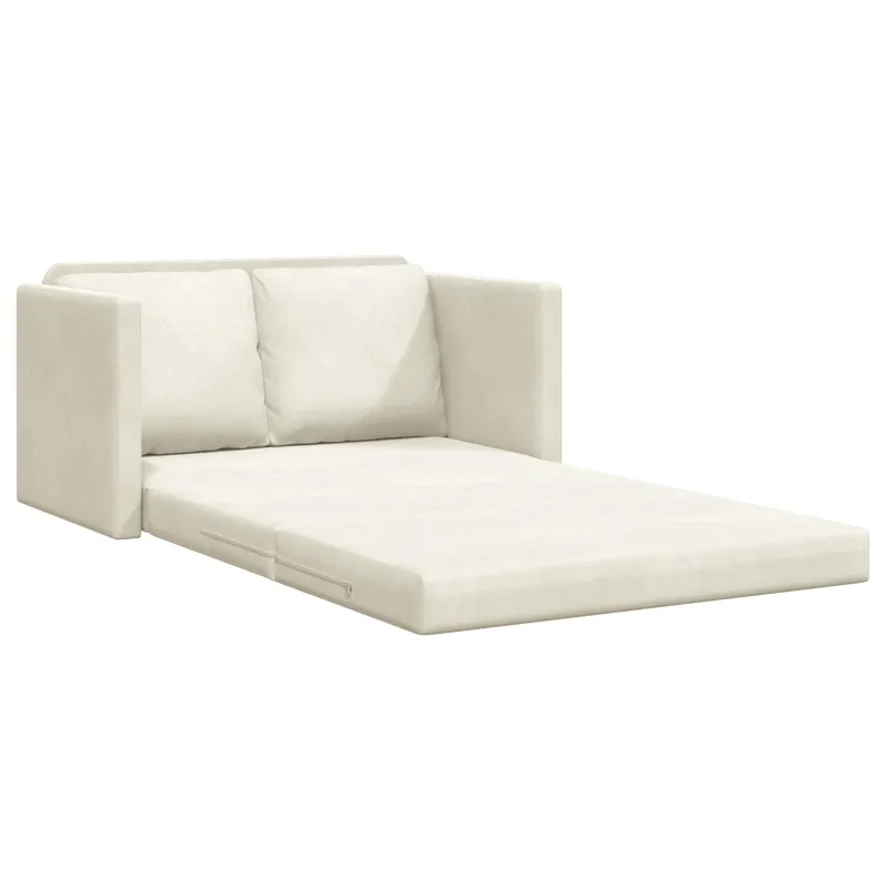 Sofa lova Kreminė 204 x 122 x 60 cm Aksomas