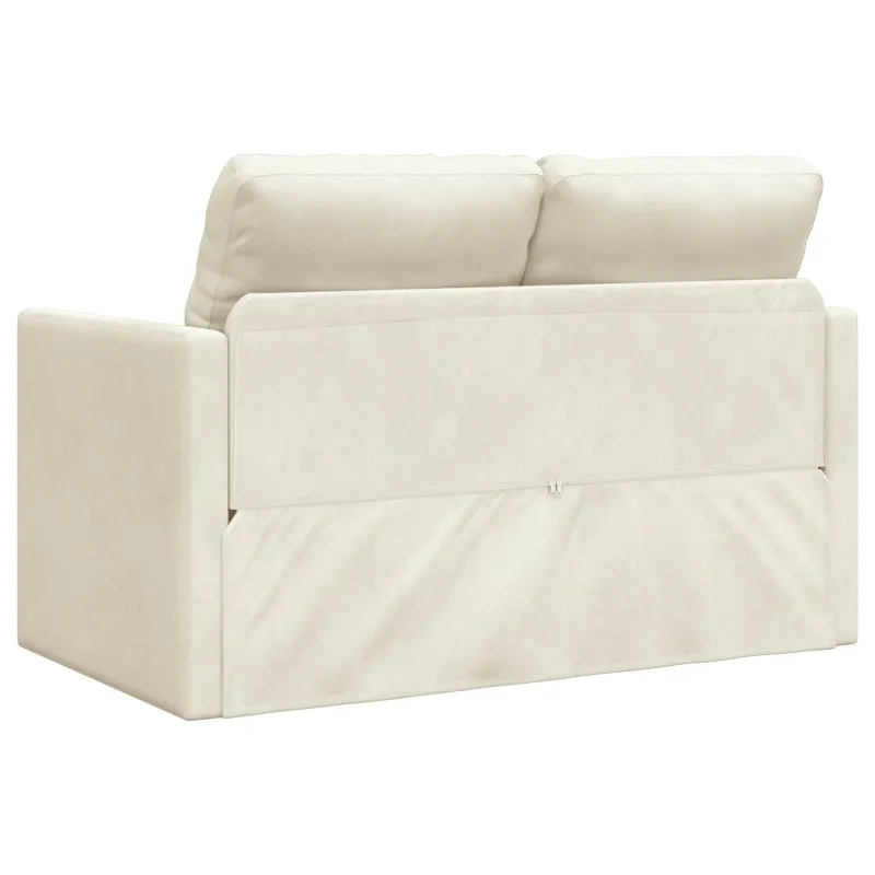 Sofa lova Kreminė 204 x 122 x 60 cm Aksomas