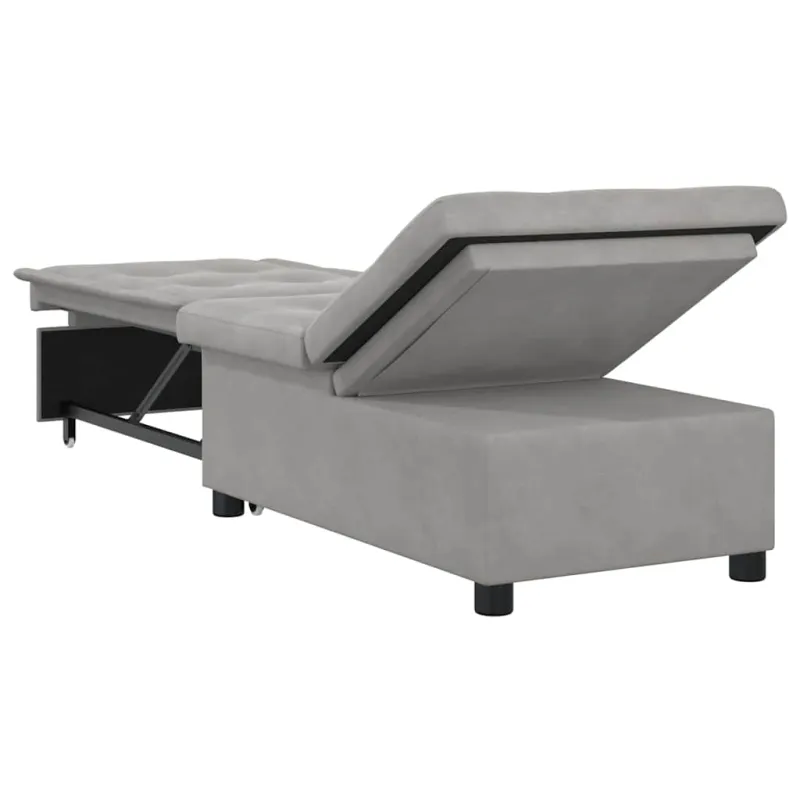 Ištraukiama sofa-lova Šviesiai pilka 194 x 67 x 82 cm