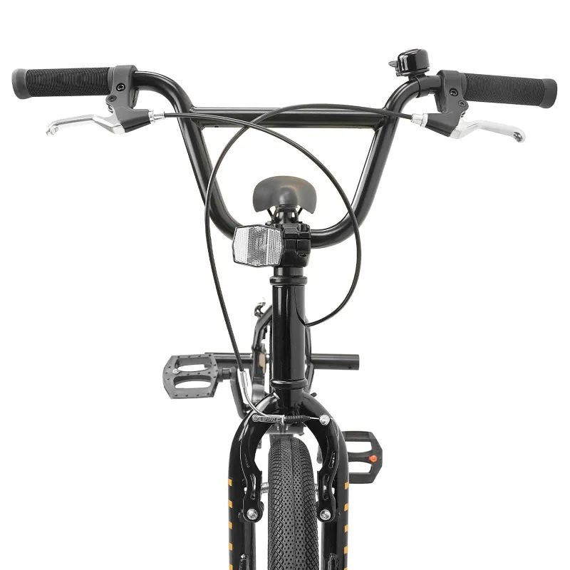BMX Dviratis 16 Colių 5-8 metų amžiaus Juoda