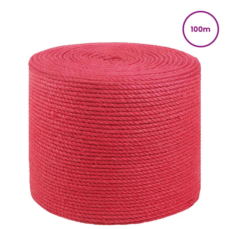 Džiuto virvė 10 pcs Raudona 100% Tossa jutas