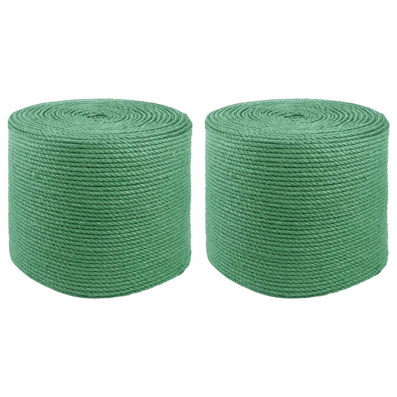 Džiuto virvė 2 pcs Žalia 100% Tossa jutas