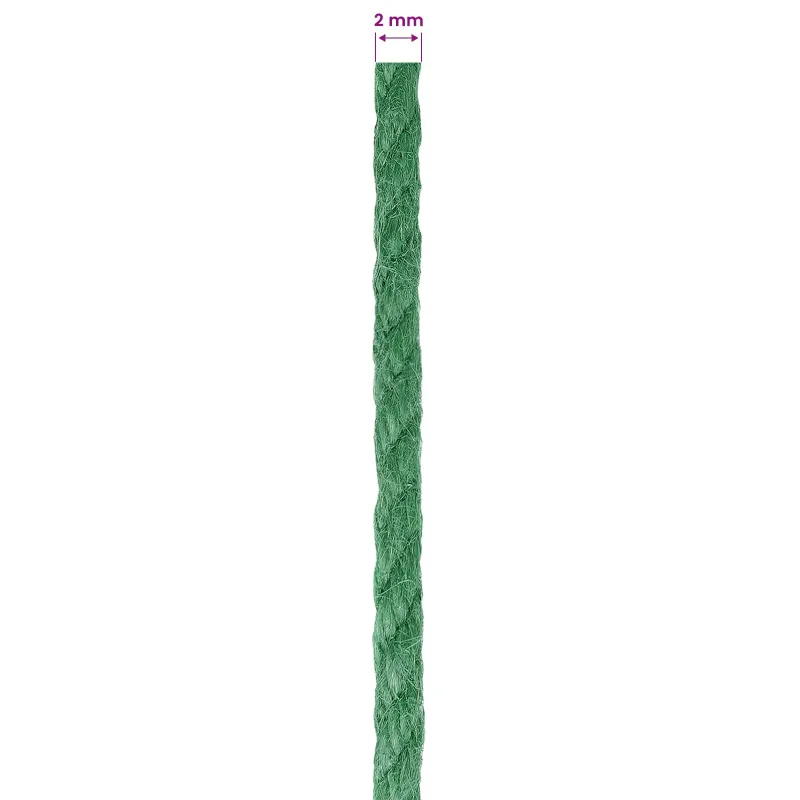 Džiuto virvė 2 pcs Žalia 100% Tossa jutas