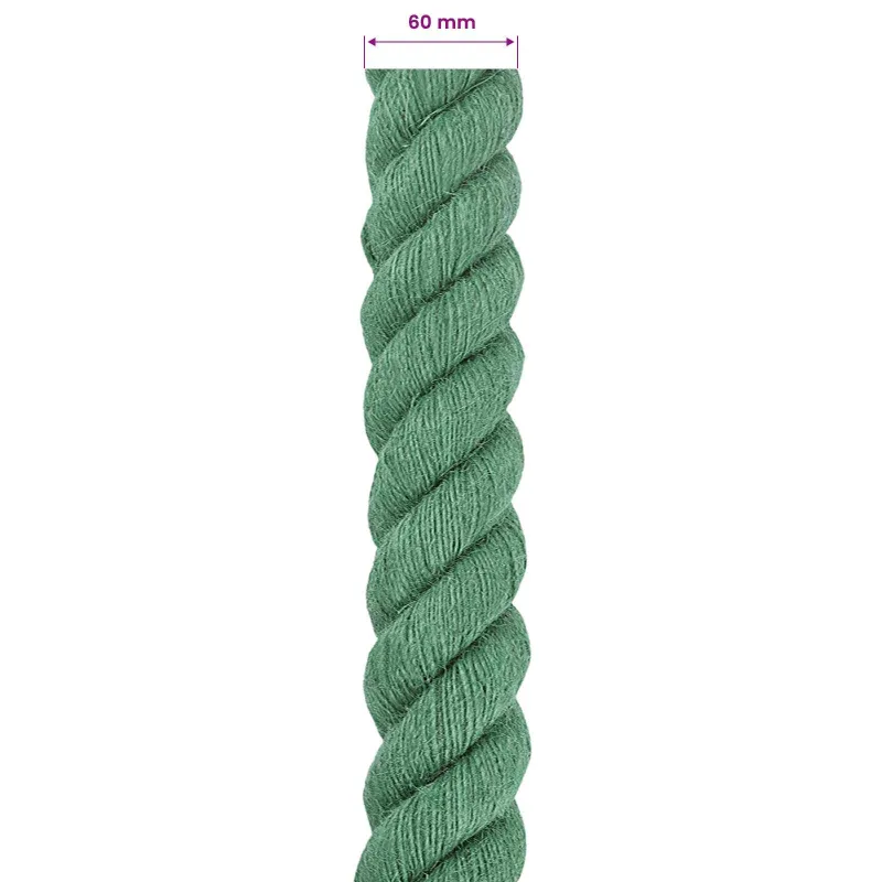 Džiuto virvė Žalia 100% Tossa jutas