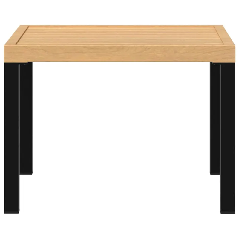 Sodo kohvstend, must, 55x55x39,5 cm, terasest