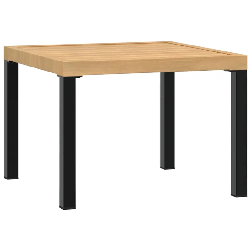 Sodo kohvstend, must, 55x55x39,5 cm, terasest