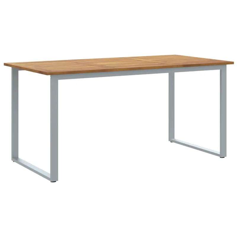Sodo pöytä Pilka 160 x 80 x 75 cm Kestävä akatsiakarmi
