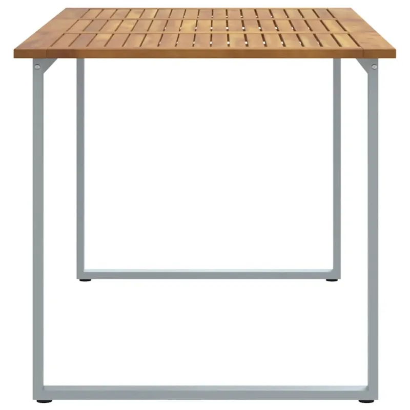 Sodo pöytä Pilka 160 x 80 x 75 cm Kestävä akatsiakarmi