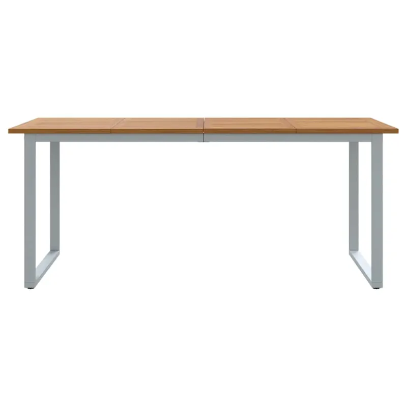 Sodo pöytä Pilka 180 x 90 x 75 cm Kestävä akatsiak wood