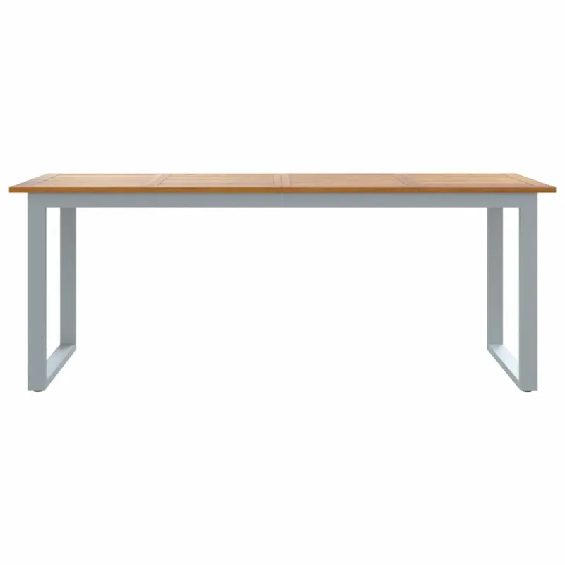 Sodo pöytä Pilka 200 x 90 x 75 cm Kestävä akatsiapuu