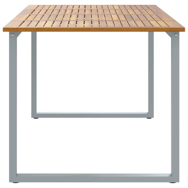 Sodo pöytä Pilka 200 x 90 x 75 cm Kestävä akatsiapuu