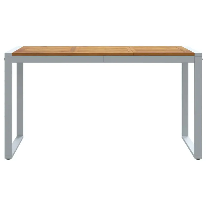 Sodo pöytä Pilka 140 x 80 x 75 cm Kestävä akatsiakarmi