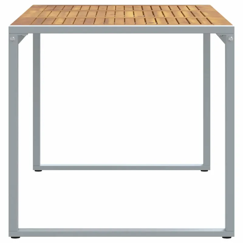 Sodo pöytä Pilka 140 x 80 x 75 cm Kestävä akatsiakarmi
