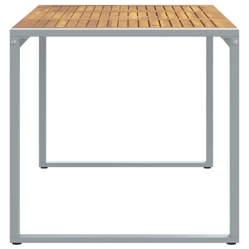 Sodo pöytä Pilka 160 x 80 x 75 cm Kestävä akatsiakäsittely