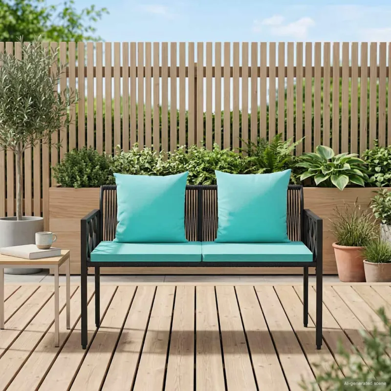 Lauko suoleliai 2 -Seater 116 x 56 x 75 cm poliratanas