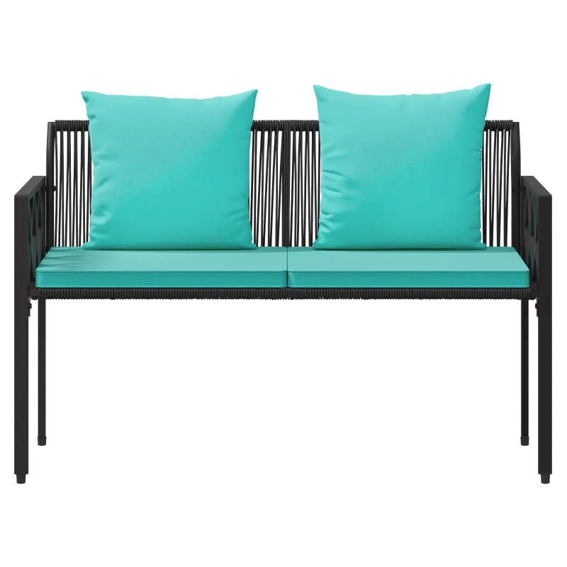 Lauko suoleliai 2 -Seater 116 x 56 x 75 cm poliratanas