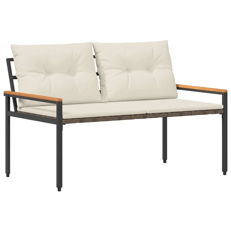 Lauko suolas 2 -Seater 116 x 67,5 x 72 cm poliratanas
