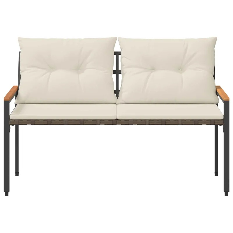 Lauko suolas 2 -Seater 116 x 67,5 x 72 cm poliratanas