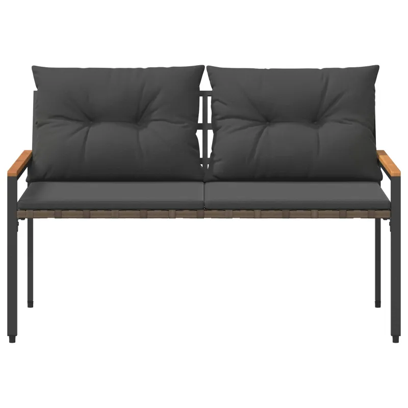 Lauko suolas 2 -Seater 116 x 67,5 x 72 cm poliratanas