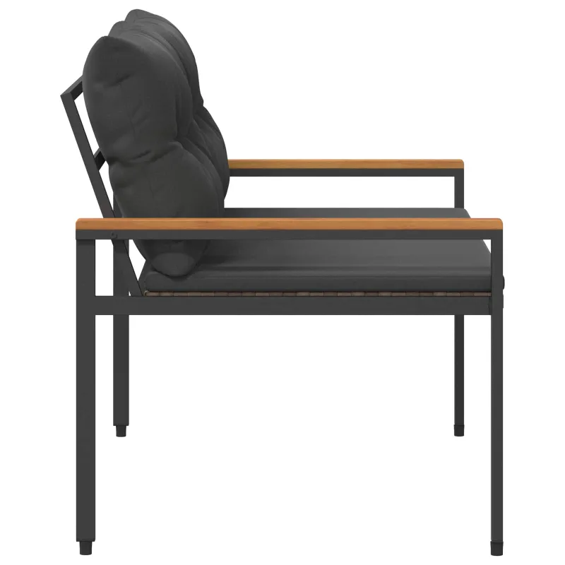 Lauko suolas 2 -Seater 116 x 67,5 x 72 cm poliratanas