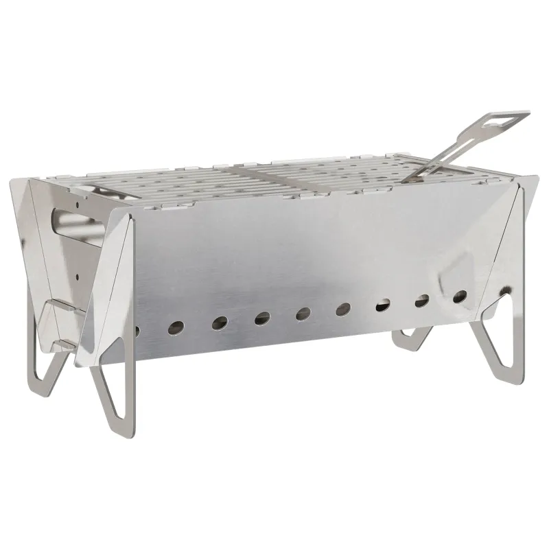 Stovyklavimo laužavietė 42 x 22 x 18 cm Nerūdijantis plienas