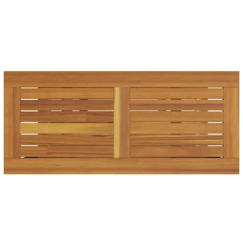 Lauko pöytä säilytystilalla, luonnollinen ja harmaa, 80 x 35 x 75 cm