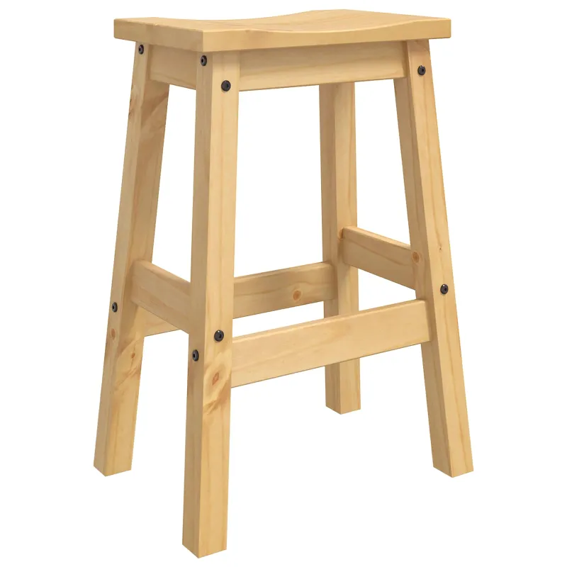 Baro taburetė 2 pcs Medaus vaškas 44 x 30 x 63 cm Kietas pušis