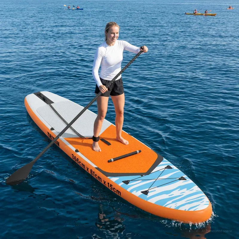 SUP lenta su sėdyne 2-in-1 TRITON 366 x 81 x 15 cm Mėlyna