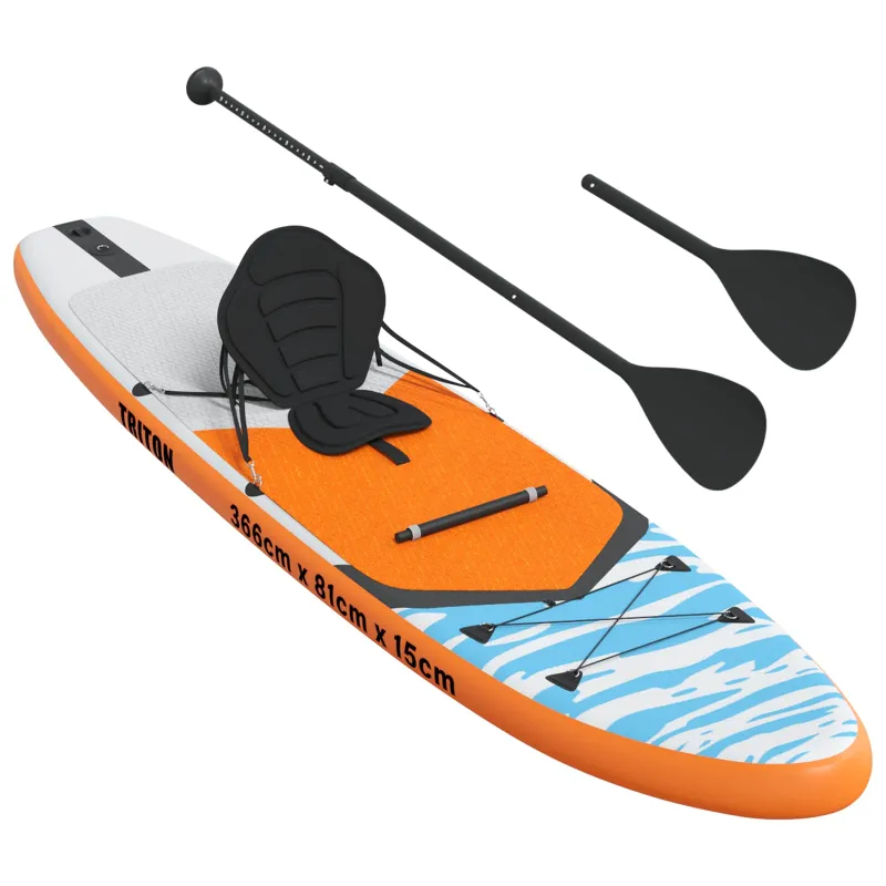 SUP lenta su sėdyne 2-in-1 TRITON 366 x 81 x 15 cm Mėlyna
