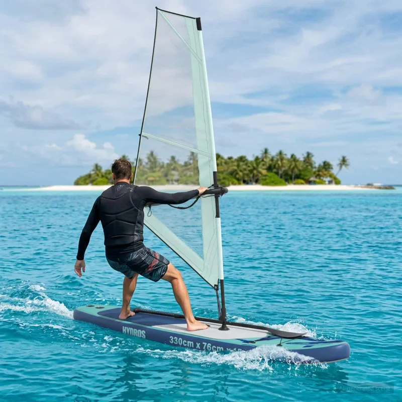 Pripučiamas SUP lenta su burės HYDROS 330 x 76 x 15 cm Turkio