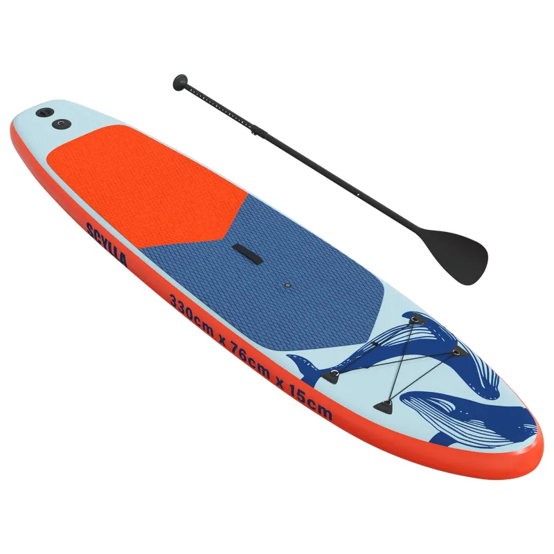 Pripučiamas SUP lenta su burės SCYLLA 330 x 76 x 15 cm Mėlyna