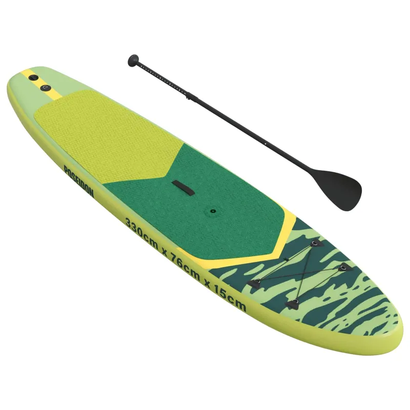 Pripučiamas SUP lenta su burės POSEIDON 330 x 76 x 15 cm Žalia