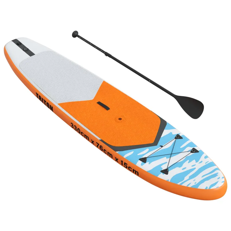Pripučiamas SUP lenta su burės TRITON 330 x 76 x 15 cm Mėlyna