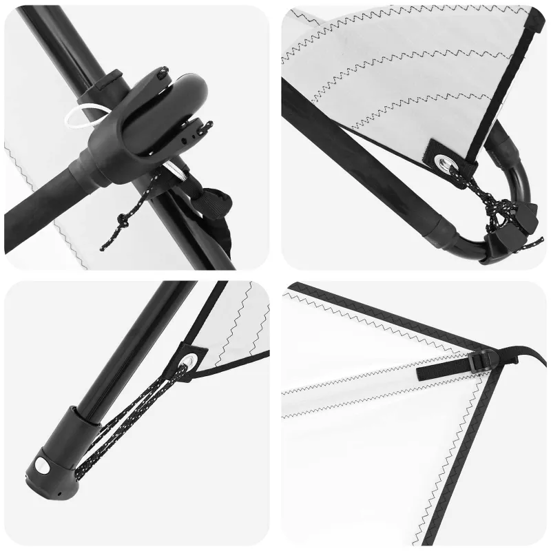 Pripučiamas SUP lenta su burės TRITON 330 x 76 x 15 cm Mėlyna