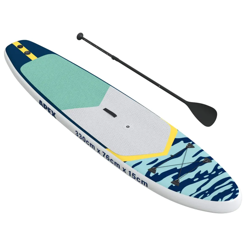 Pripučiamas SUP lenta su burės APEX 330 x 76 x 15 cm Mėlyna