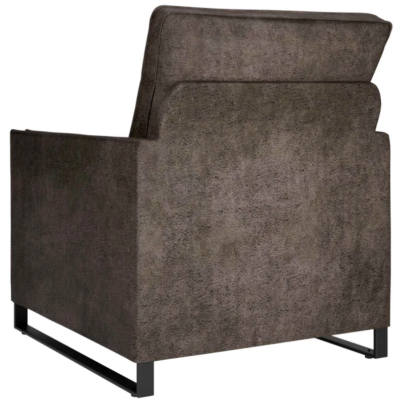 Viena sofa Tamsiai pilka 70 x 81 x 82 cm Dirbtinė zomša
