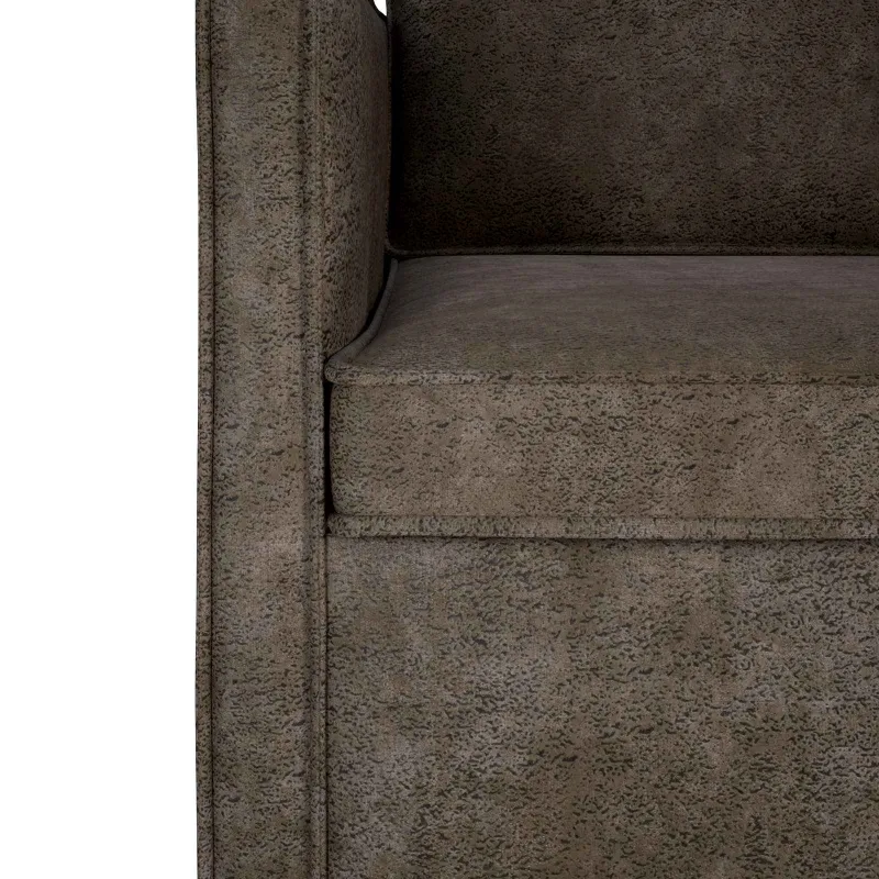 3 vietų sofa Tamsiai pilka 190 x 81 x 82 cm Dirbtinė zomša