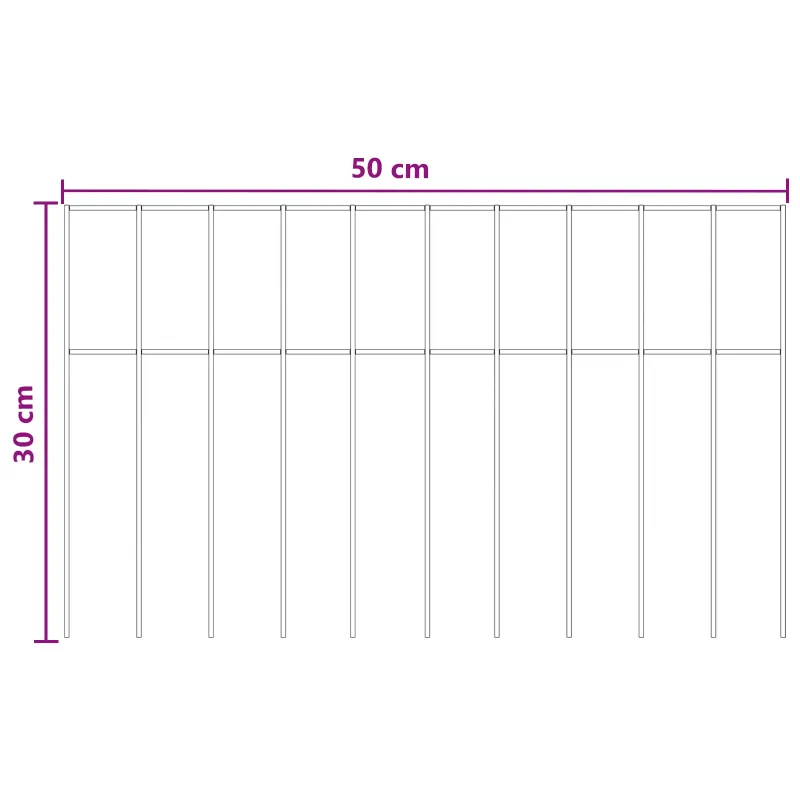Sodo tvoros plokštė 48 pcs Galvanizuotas plienas Sidabrinė