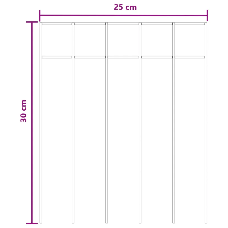 Sodo tvoros plokštė 48 pcs Galvanizuotas plienas Sidabrinė