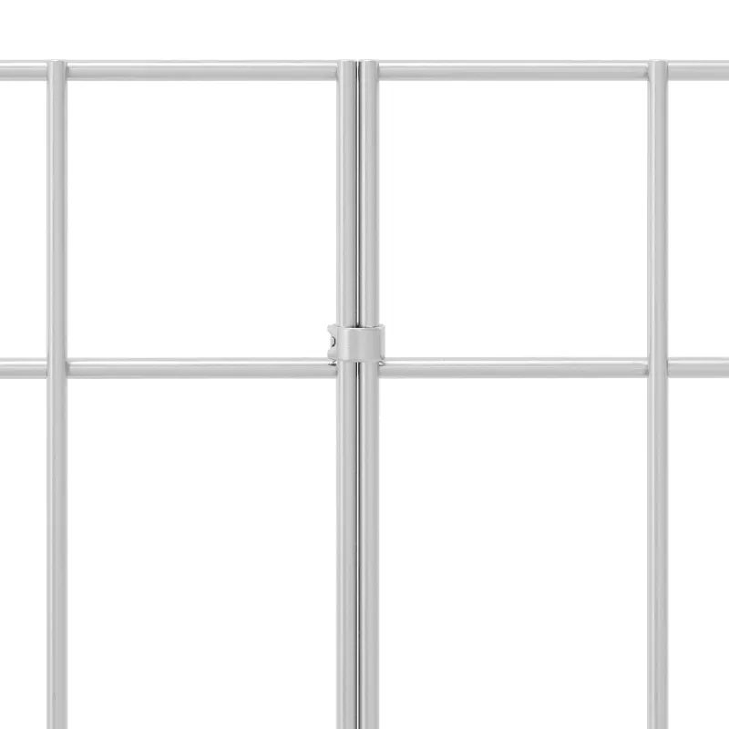 Sodo tvoros plokštė 48 pcs Galvanizuotas plienas Sidabrinė
