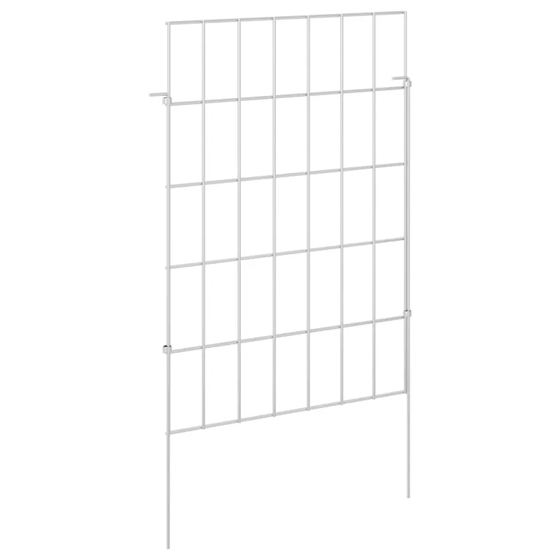 Sodo tvora su kuoliukais 24 pcs 35 x 50 cm Mesh Sidabrinė