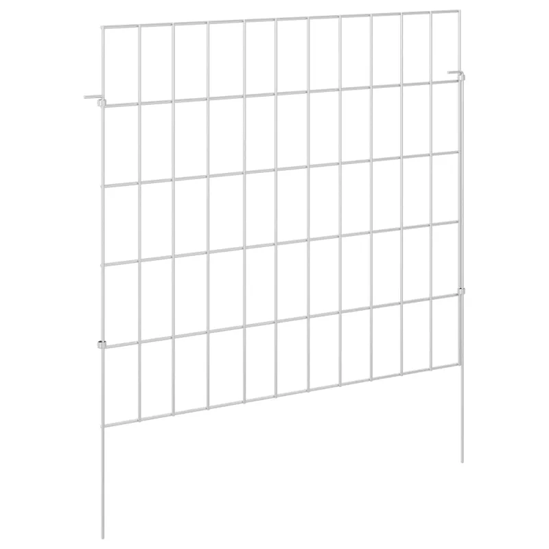 Sodo tvora su kuoliukais 12 pcs 55 x 50 cm Mesh Sidabrinė