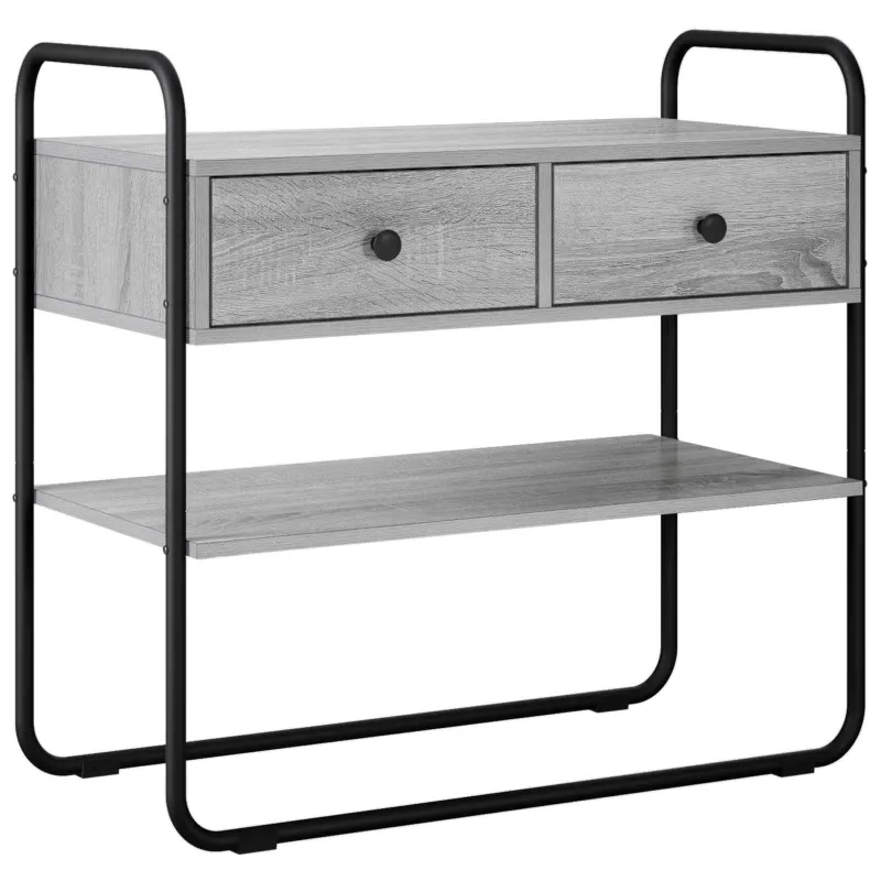 Konsolinis stalas Pilka Sonoma 80 x 40 x 75 cm Apdirbta mediena
