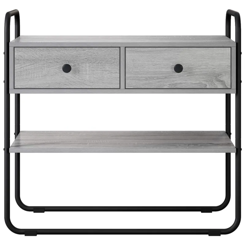Konsolinis stalas Pilka Sonoma 80 x 40 x 75 cm Apdirbta mediena