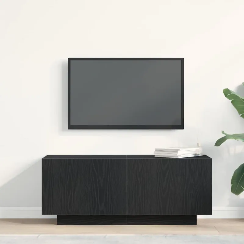 Televizoriaus spintelė Juodas ąžuolas 100 x 35 x 40 cm