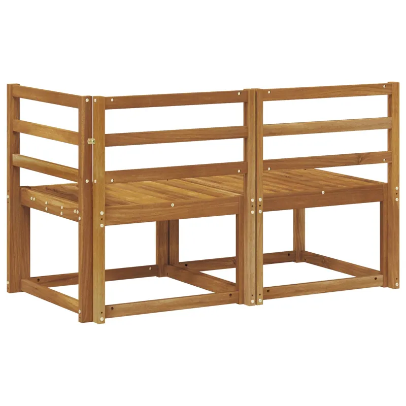 Lauko vidurinė ir kampinė sofa 2 Vienetas Natūrali